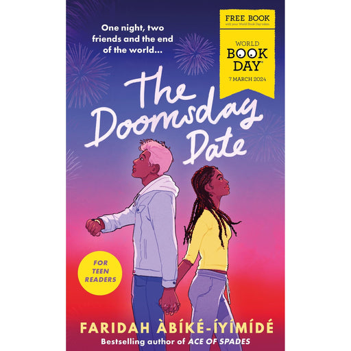 Cover of The Doomsday Date by Faridah Àbíké-Íyímídé, a World Book Day 2024 Usborne Publishing Ltd edition.