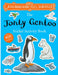 Jonty Gentoo sticker activity book and "The Adventures of a Penguin" by Julia Donaldson, part of the Alison Green Books series.