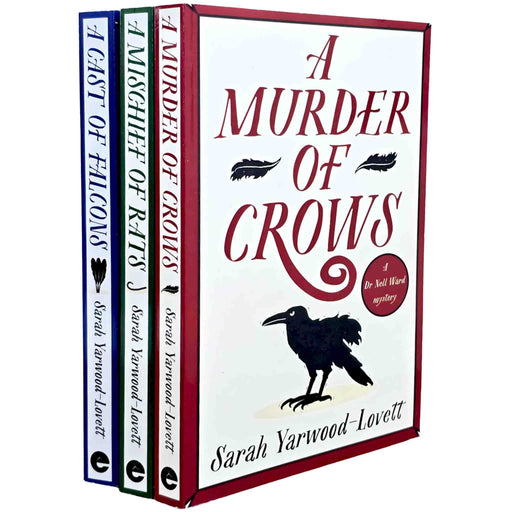 A Dr Nell Ward Mystery Series By Sarah Yarwood Lovett 3 Books Collection Set (A Murder of Crows, A Cast of Falcons and A Mischief of Rats) - The Book Bundle