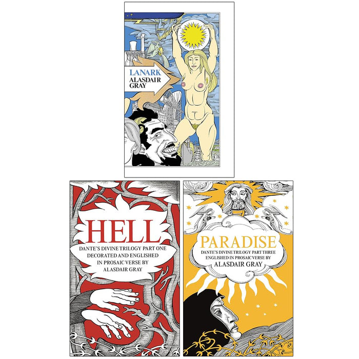 Alasdair Gray Collection 3 Books Set (Lanark, Hell and Paradise) - The Book Bundle