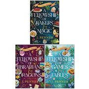 A set of three paperback fiction books from the Adenashire Series by J Penner, published by Poisoned Pen Press Ltd.