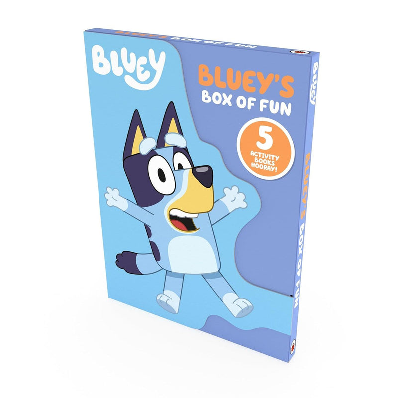 Bluey’s Box of Fun: 5 Activity Books Collection Set - Bluey Activity by Ladybird Paperback - The Book Bundle