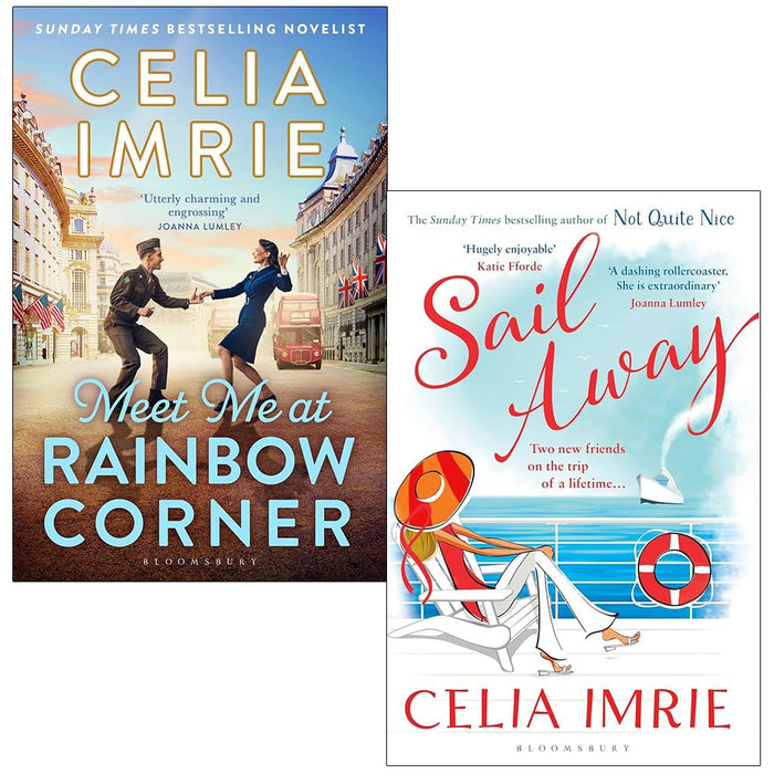 Celia Imrie 2 Books Collection Set (Meet Me at Rainbow Corner & Sail Away)