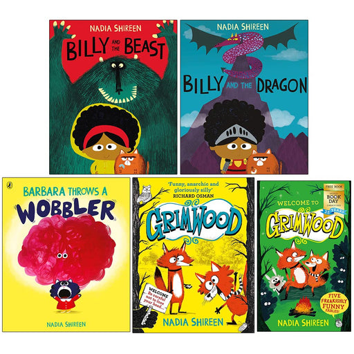 Nadia Shireen Collection 5 Books Set (Grimwood, Billy and the Beast) - The Book Bundle