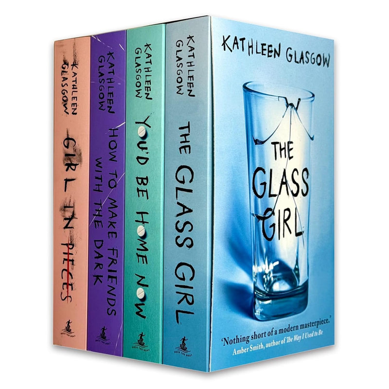 Girl In Pieces & How To Make Friends 4 Books Collection Box Set by Kathleen Glasgow - Young Adult - Paperback