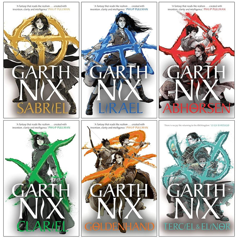 Old Kingdom Series 6 Books Collection Set By Garth Nix (Sabriel, Lirael, Abhorsen, Clariel, Goldenhand and Terciel and Elinor) - The Book Bundle