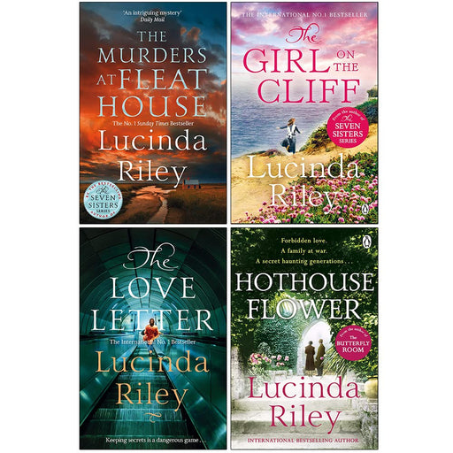 Lucinda Riley Collection 4 Books Set (The Murders at Fleat House, The Girl on the Cliff, The Love Letter, Hothouse Flower) - The Book Bundle