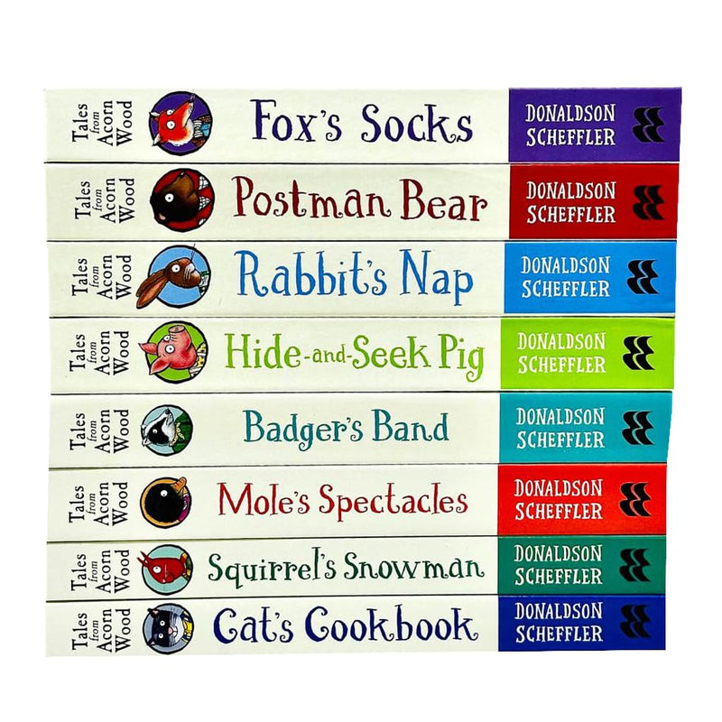 Julia Donaldson Tales From Acorn Wood Series 8 Books Collection Set - The Book Bundle