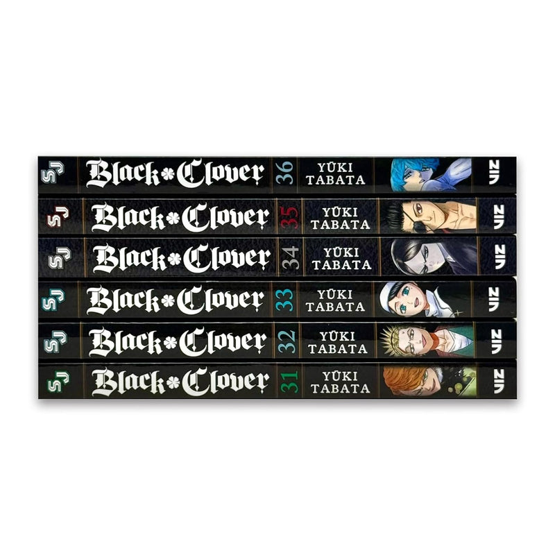 Black Clover Series 6 Books Collection Set by Yuki Tabata - Fiction - Paperback.