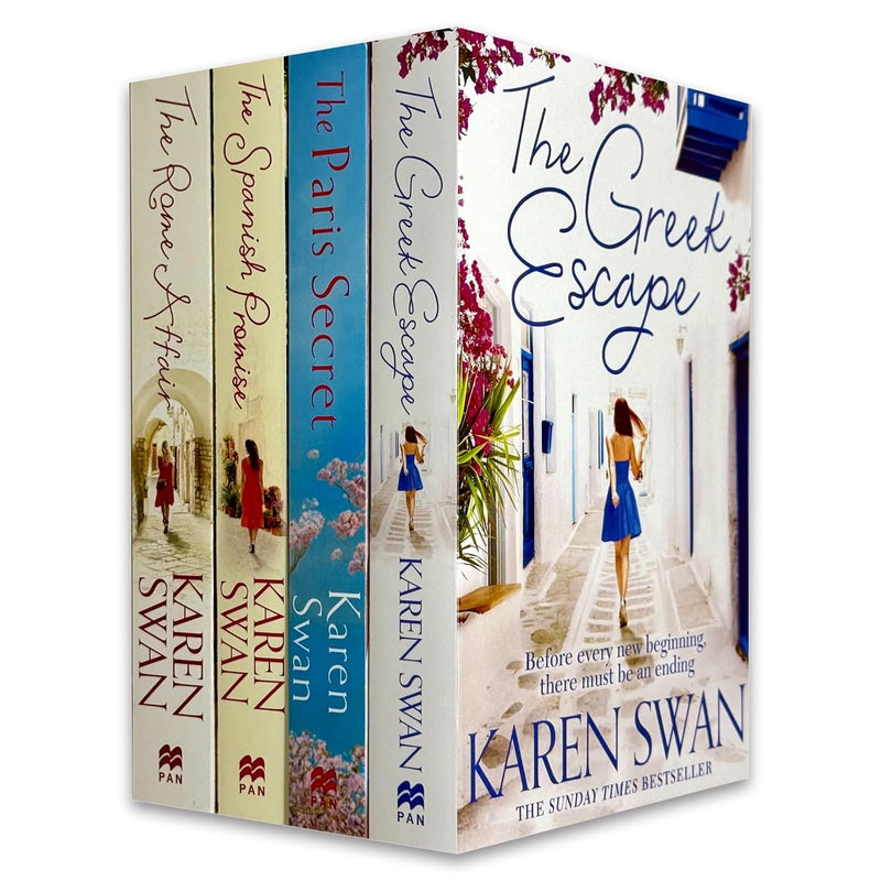 Karen Swan Collection 4 Books Set (The Spanish Promise, The Greek Escape, The Paris Secret & The Rome Affair)