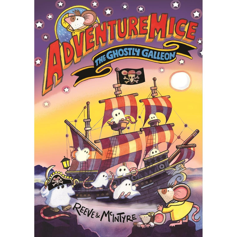 Adventuremice Series 8 books collection set by Philip Reeve and Sarah McIntyre in paperback, featuring colorful covers and characters.