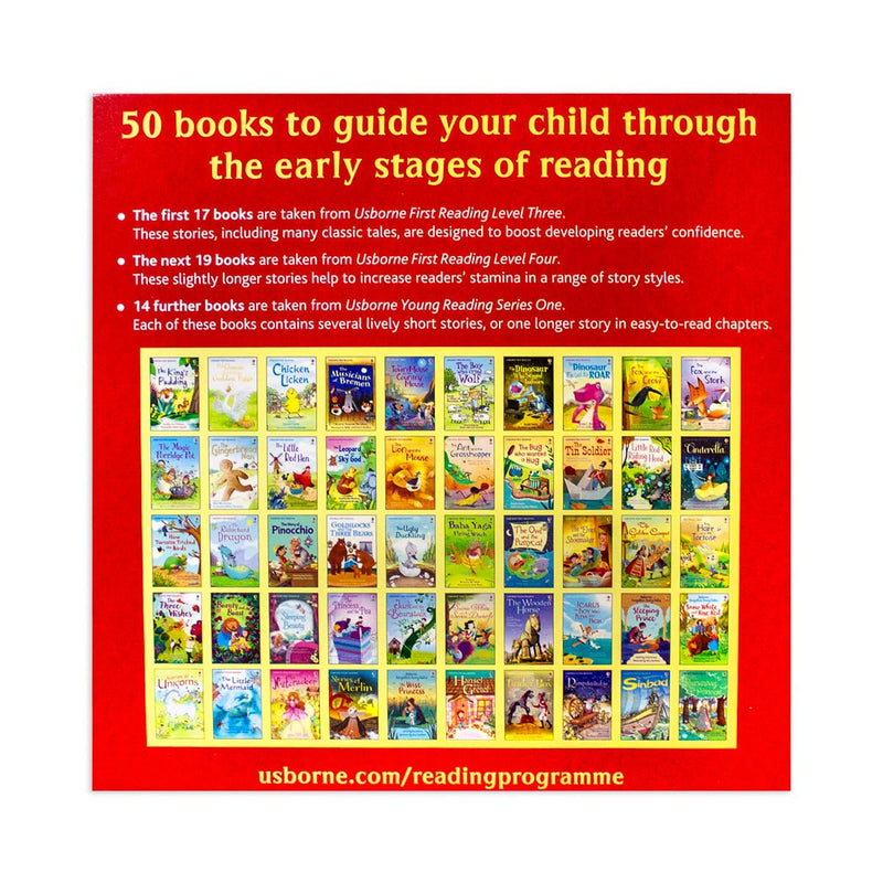 My Reading Library 50 Book Collection Box Set Magic Porridge Pot, King's Pudding, Musicians of Bremen - The Book Bundle
