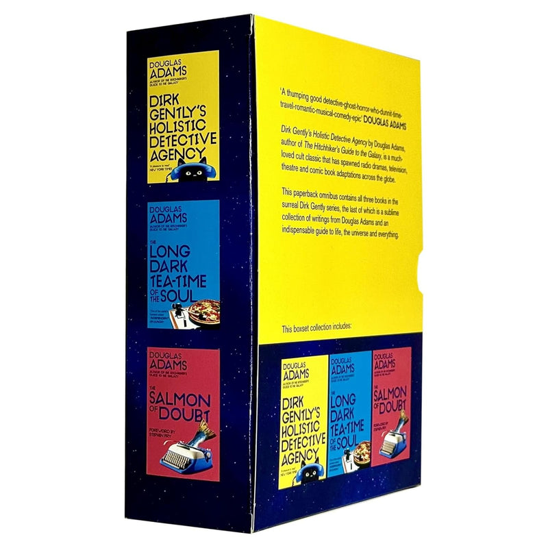 Dirk Gently 3 Books Boxset by The Book Bundle, includes Holistic Detective Agency and The Long Dark Tea-Time of the Soul.