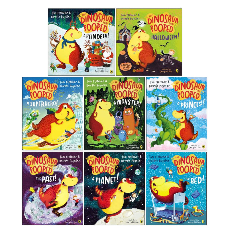 The Dinosaurs That Pooped Series by Tom Fletcher 8 Books Collection Set - Ages 3–8 - The Book Bundle