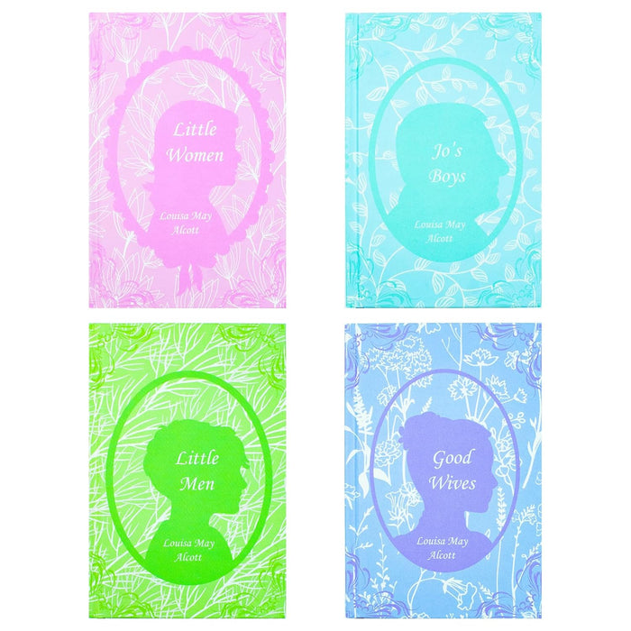 The Little Women 4 Hardback Books Collection Set (Little Women, Jo's Boys, Little Men, Good Wives) - The Book Bundle