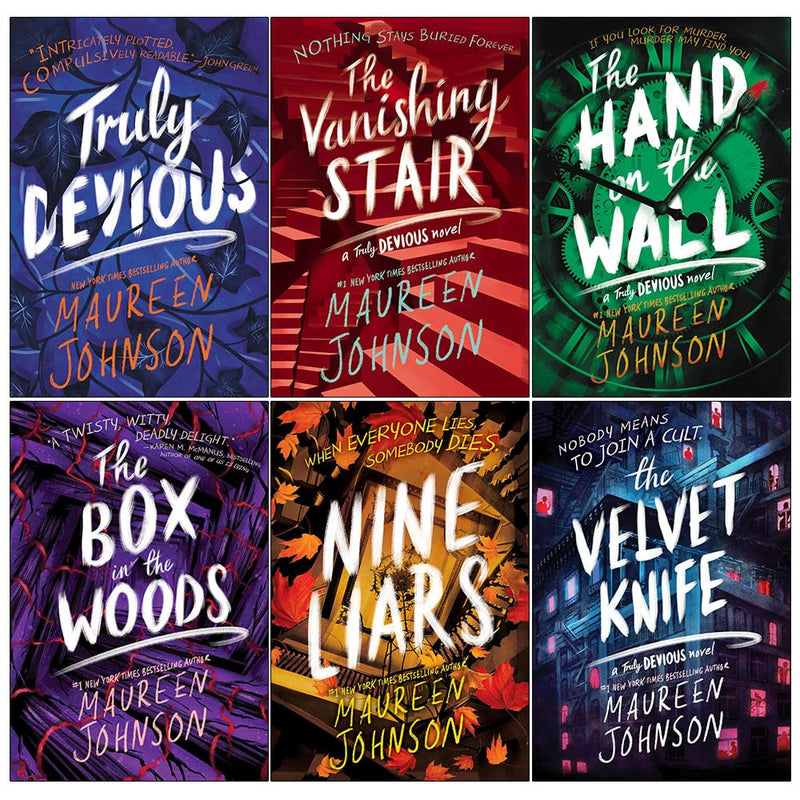 Truly Devious 6 Books Collection Set by Maureen Johnson - Young Adult - Mixed Format