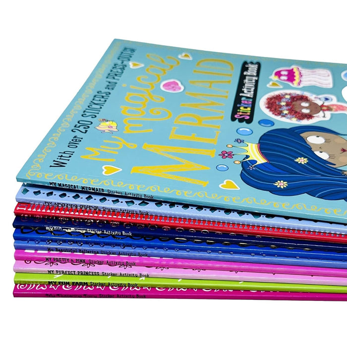 Sticker Activity 10 Books Collection Set With Fun Activities Card (My Fluttering Fairy) - The Book Bundle