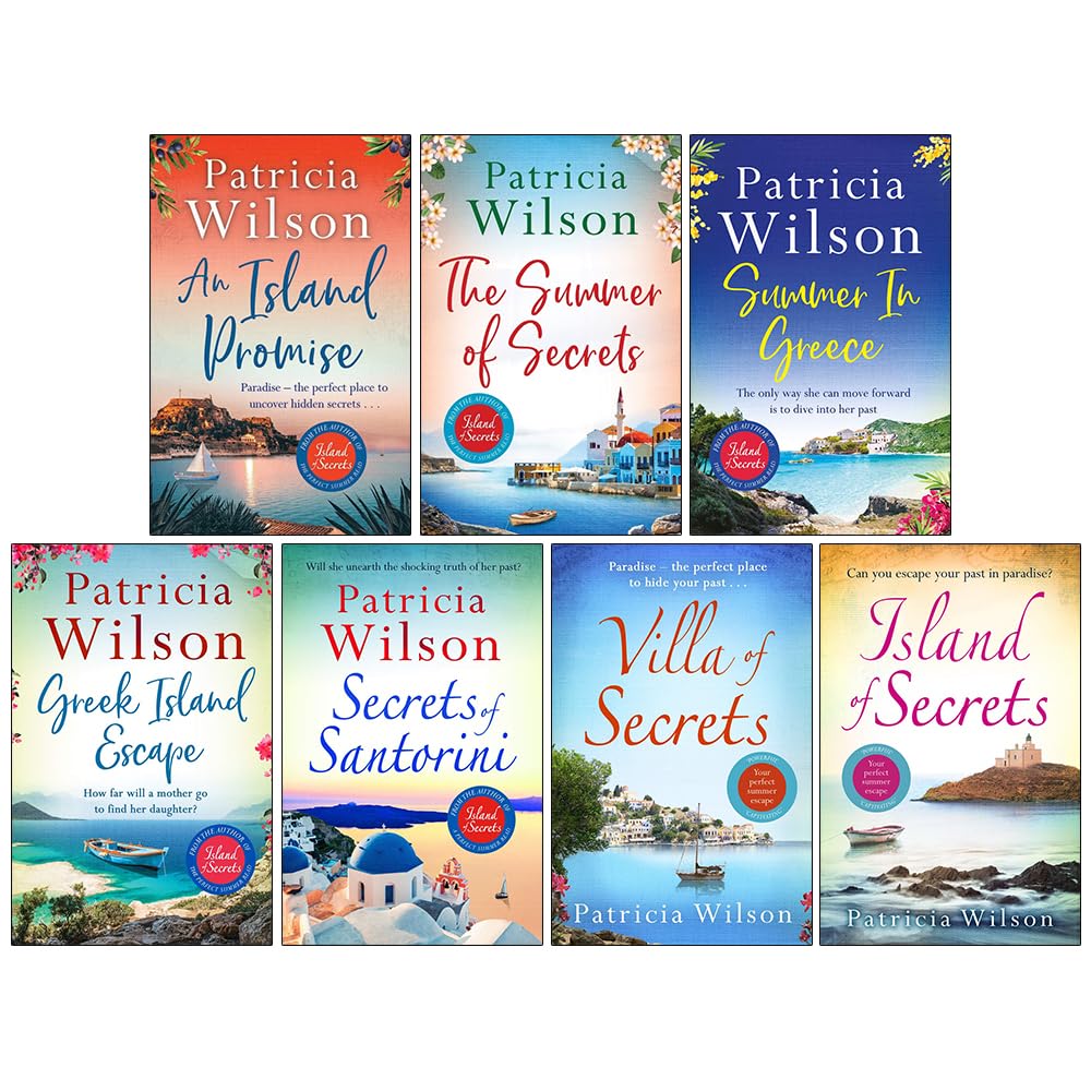 Patricia Wilson Collection 7 Books Set (An Island Promise, The Summer ...