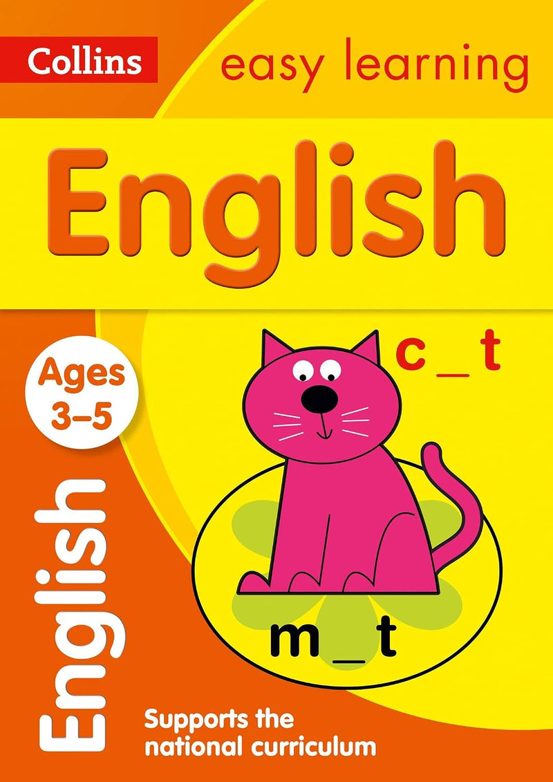 Ages 3-5 Collins Easy Learning Preschool 5 Books Collection Set by Various Authors - Fiction - Paperback
