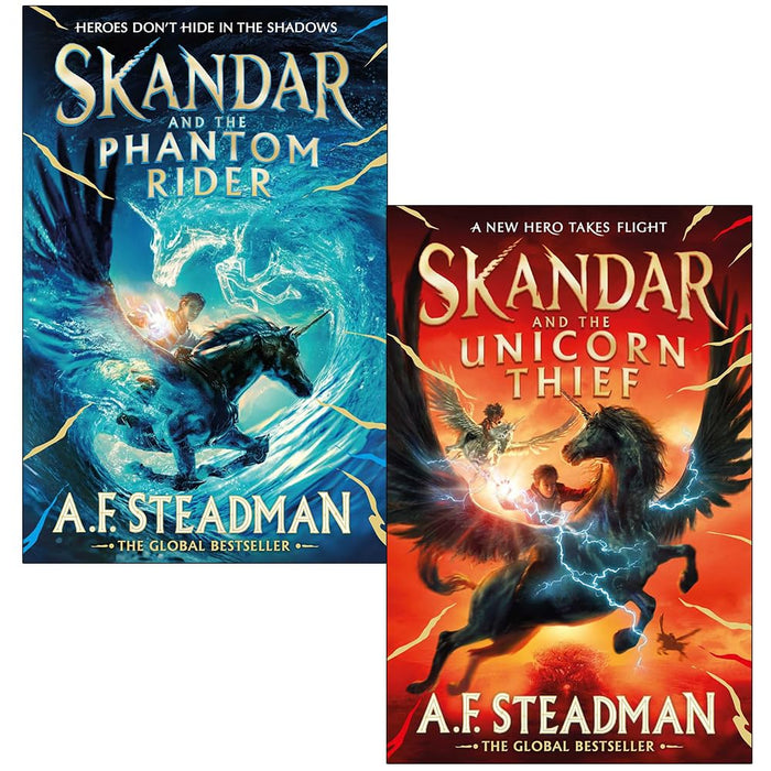 Skandar Series Collection 2 Books Set By A.F. Steadman (Skandar and the Phantom Rider, Skandar and the Unicorn Thief) - The Book Bundle