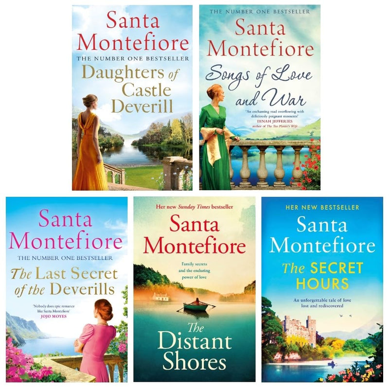 The Deverill Chronicles 5 Books Collection Set by Santa Montefiore (Songs of Love and War) - The Book Bundle