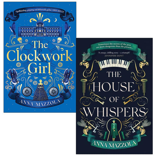 Anna Mazzola Collection 2 Books Set (The Clockwork Girl & [Hardcover] The House of Whispers) - The Book Bundle