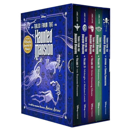 Tales From The Haunted Mansion Series Volume 1-4 Books Collection Set with Journal of Spooky Speculation Fearsome Foursome, Memento Mori - The Book Bundle