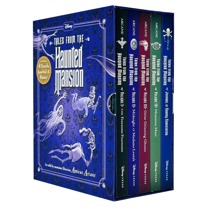 Tales From The Haunted Mansion Series Volume 1-4 Books Collection Set with Journal of Spooky Speculation Fearsome Foursome, Memento Mori - The Book Bundle