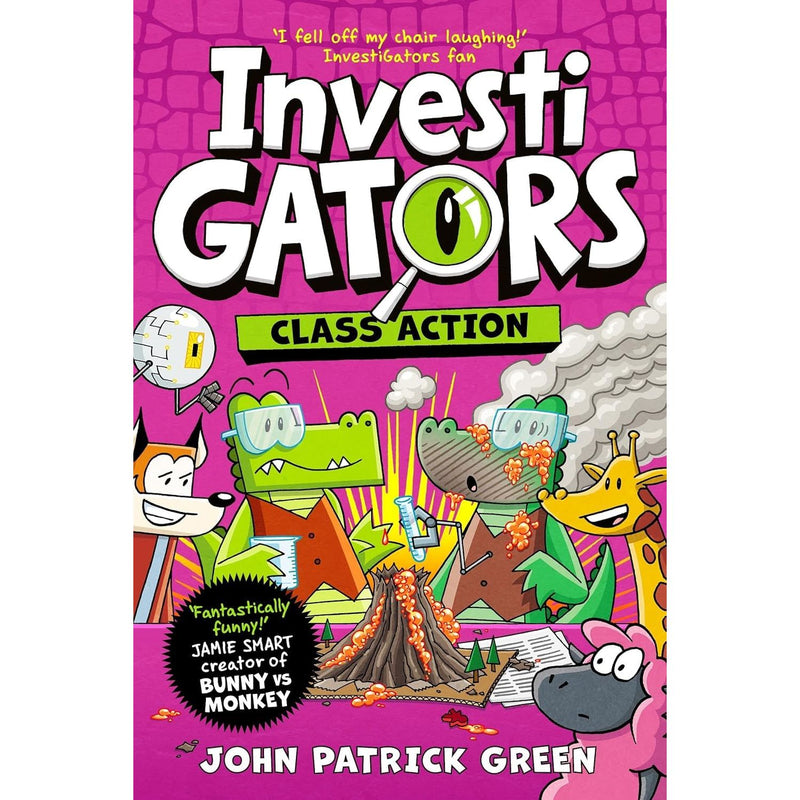 InvestiGators Series by John Patrick Green 4 Books Set 6-9 (All Tide Up, Heist and Seek, Class Action, Case Files) - The Book Bundle