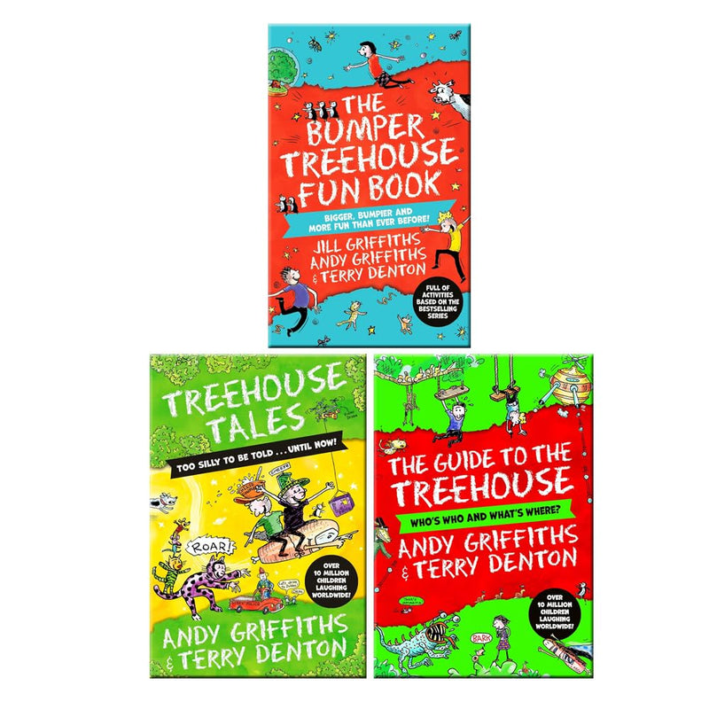 The Treehouse 3 Books Collection Set by Andy Griffiths and Terry Denton - Fiction - Paperback