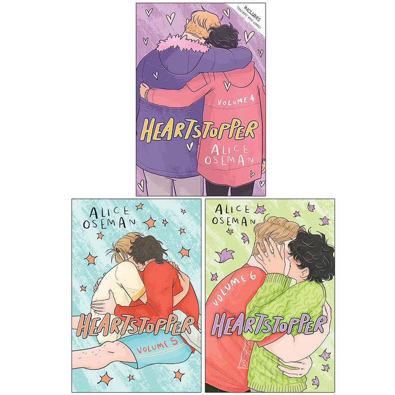 Heartstopper Three Books Collection Set by Alice Oseman - Young Adult - Paperback