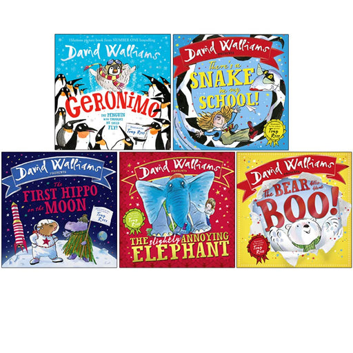 David Walliams Collection 5 Books Set (Geronimo, Thereâ€™s a Snake in My School, ) - The Book Bundle