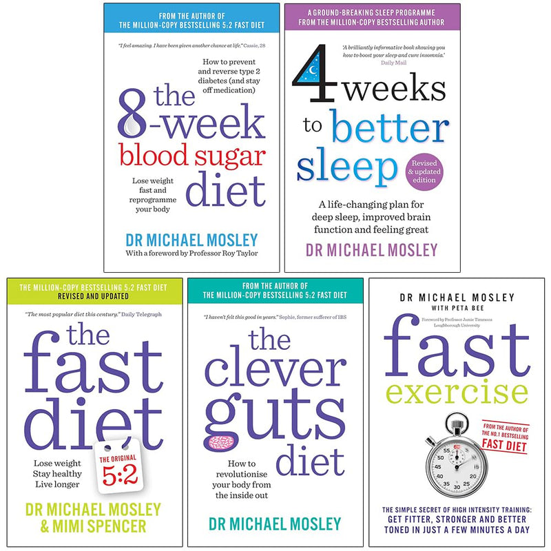 The 8-Week Blood Sugar Diet 5 Books Collection Box Set by Dr Michael Mosley - Non Fiction - Paperback