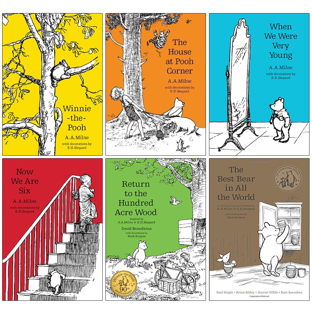 WinniethePooh Classic Collection 6 Books Set (WinniethePooh, The H