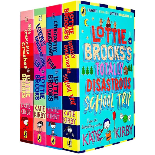 Lottie Brooks Series 4 Books Set by Katie Kirby Totally Disastrous School-Trip - The Book Bundle