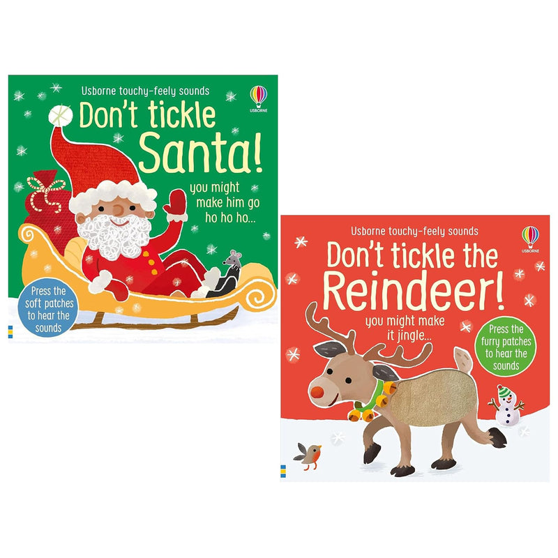 Don't Tickle Christmas Collection 2 Books Collection Set by Sam Taplin - Ages 0–2 - Board Book