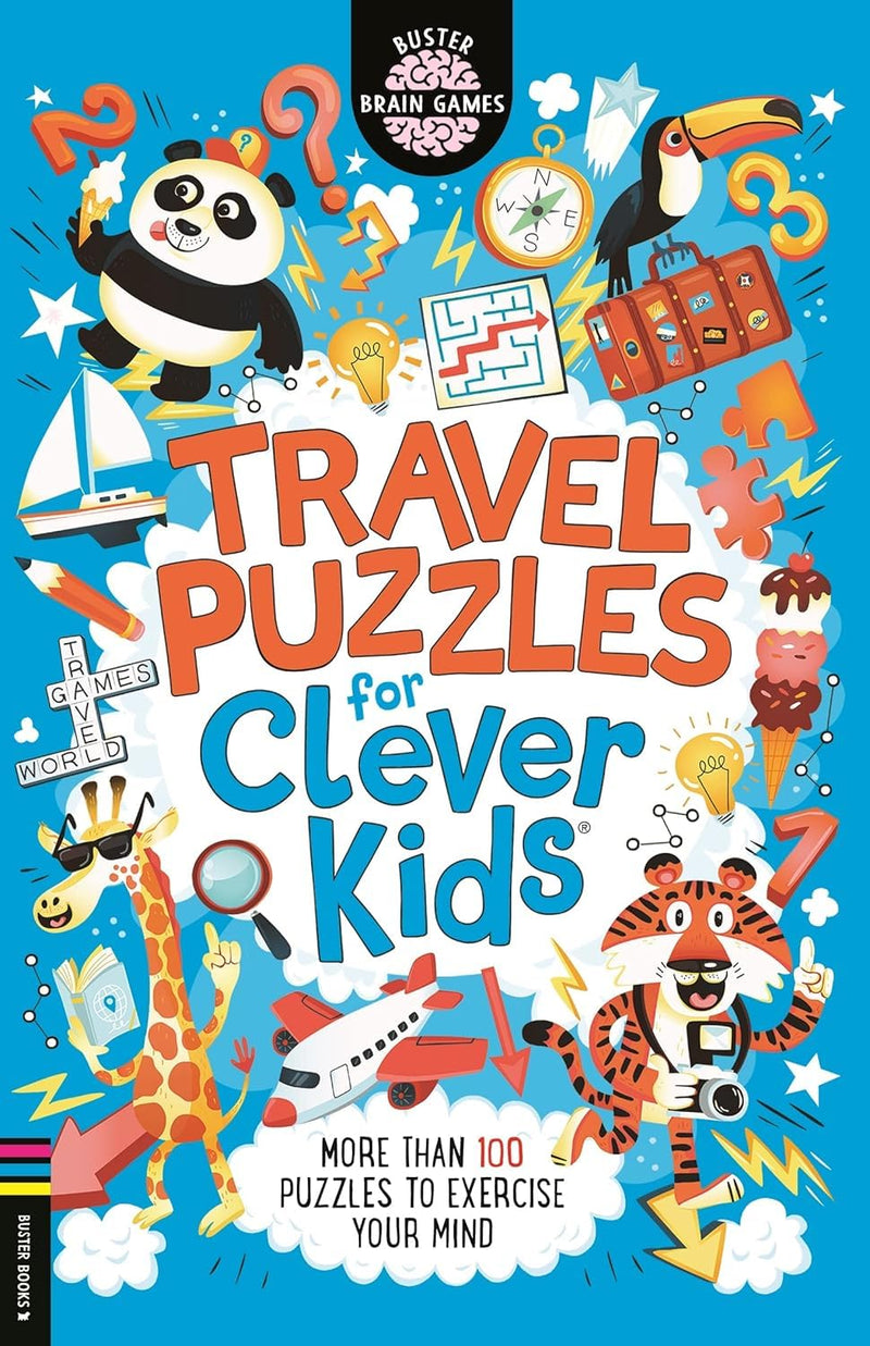 Brain Games For Clever Kids 5 Books Collection Set - Logic & Travel Puzzles For Clever Kids - Non Fiction - Paperback