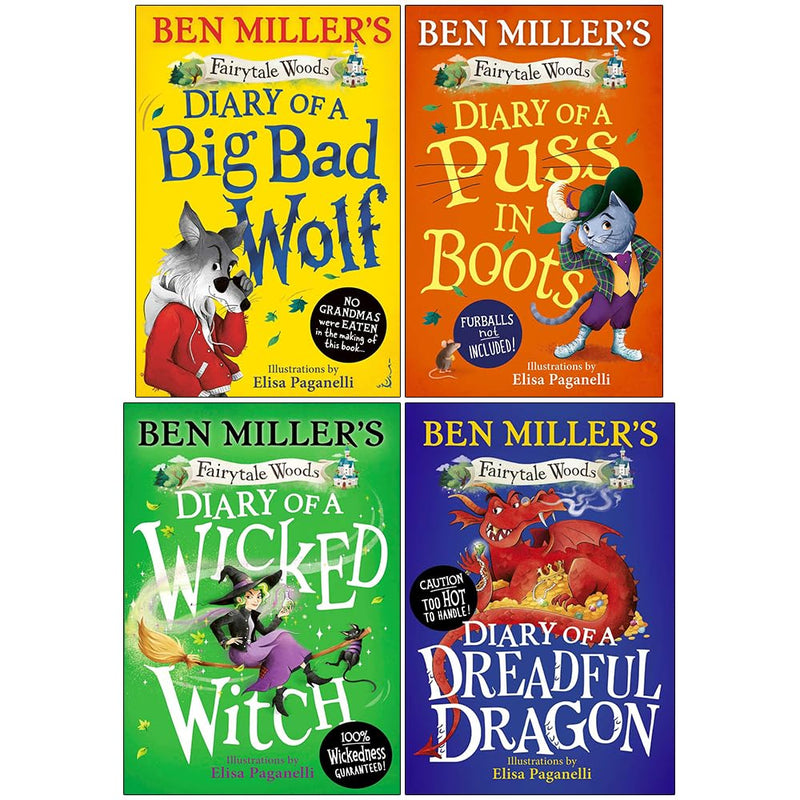 Fairytale Woods Series 4 Books Collection Set By Ben Miller - Fiction