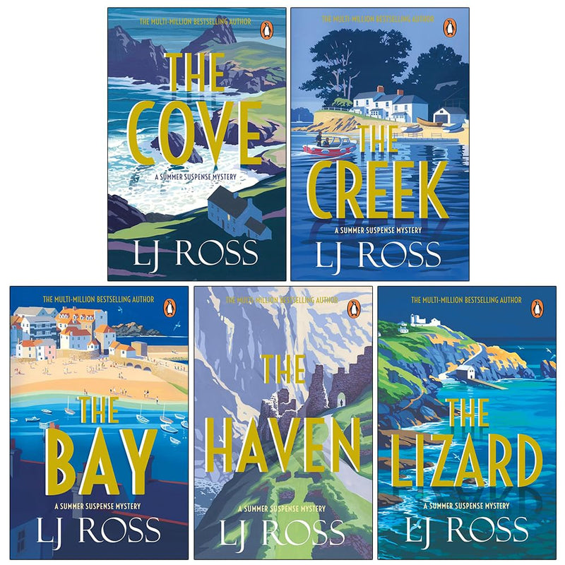 The Summer Suspense Mysteries 5 Books Collection Set By LJ Ross - Fiction - Paperback