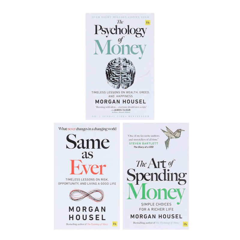 The Psychology Of Money & The Art Of Spending Money 3-Book Set By Morgan Housel - Non Fiction - Paperback