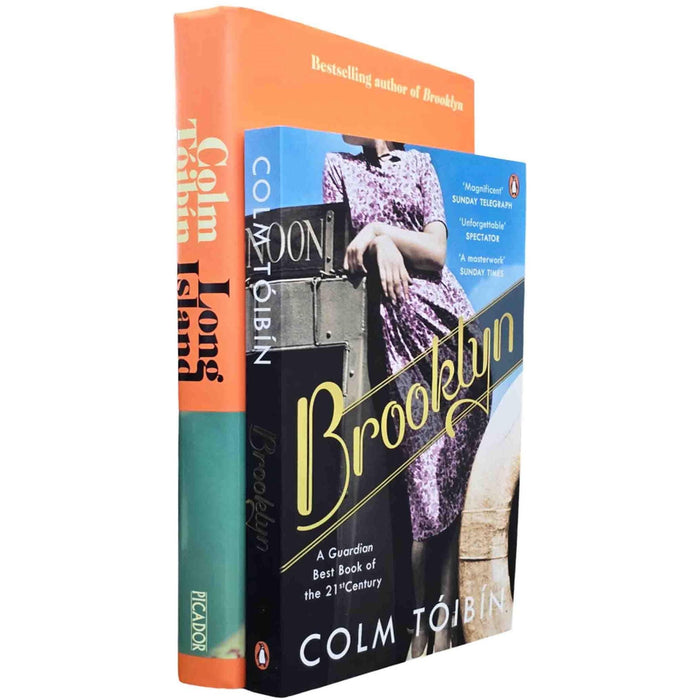 Eilis Lacey Series By Colm Tóibín 2 Books Collection Set (Brooklyn and Long Island [Hardback]) - The Book Bundle