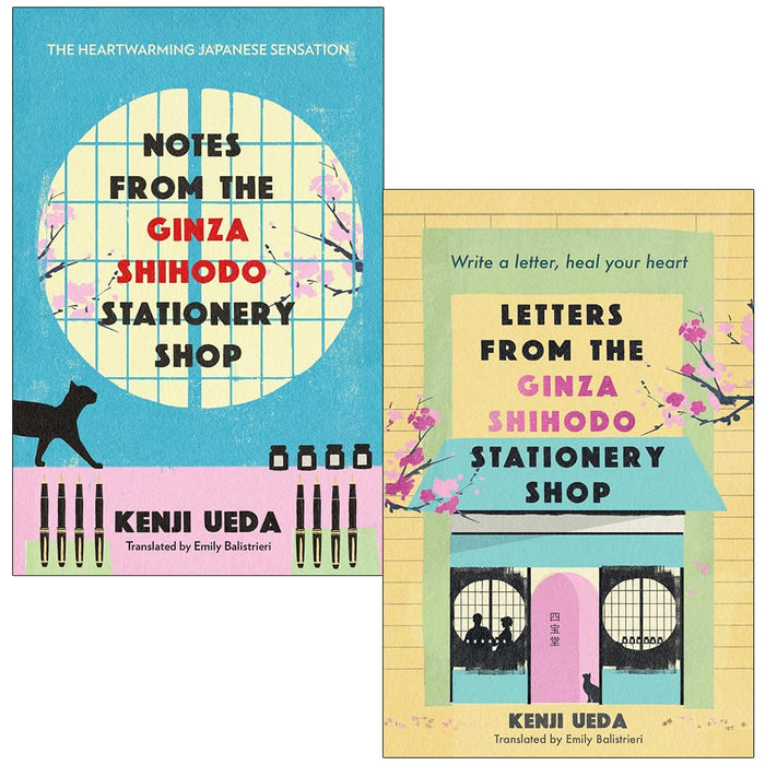 Kenji Ueda Collection 2 Books Set (Notes from the Ginza Shihodo Stationery Shop and Letters from the Ginza Shihodo Stationery Shop)
