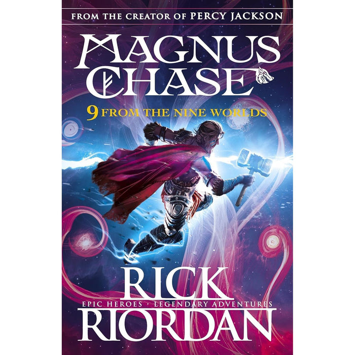 Rick Riordan Trials of Apollo & Magnus Chase Series 9 Books Collection Set (The Hidden Oracle, Dark Prophecy, Burning Maze, Tyrant’s Tomb) - The Book Bundle