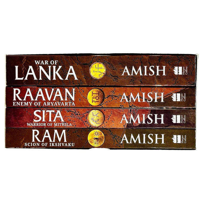 Amish Tripathi Ram Chandra Series Collection 4 Books Set (Suheldev, Sita, Raavan & War of Lanka) - The Book Bundle