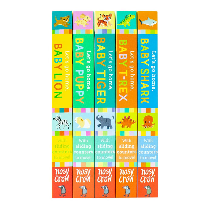 Let’s Go Home Series 5 Books Collection Set (Baby Shark, Baby T-Rex, Baby Tiger, Baby Puppy, Baby Lion) - The Book Bundle