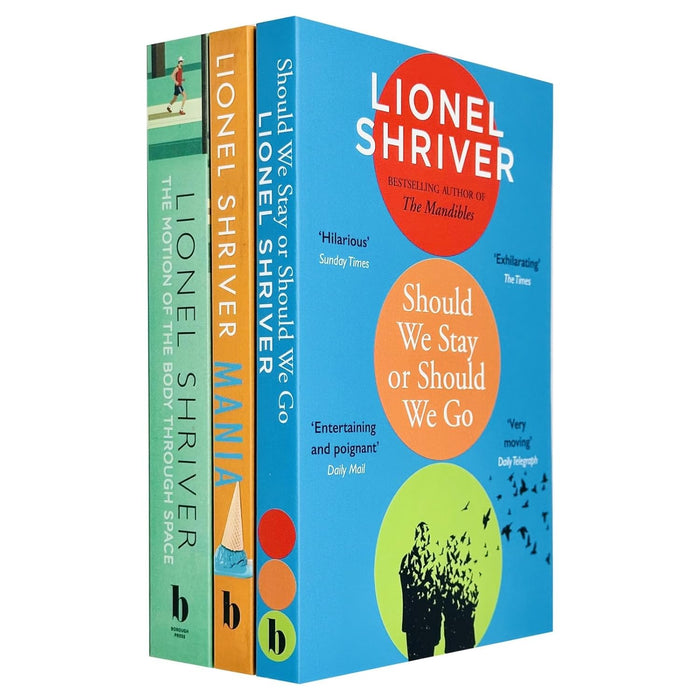 Lionel Shriver Collection 3 Books Set (Should We Stay Should We Go, Motion Body) - The Book Bundle