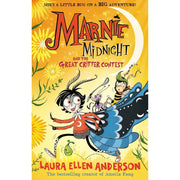 Laura Ellen Anderson Marnie Midnight 3-book fiction paperback collection set, featuring colorful book covers and spines.