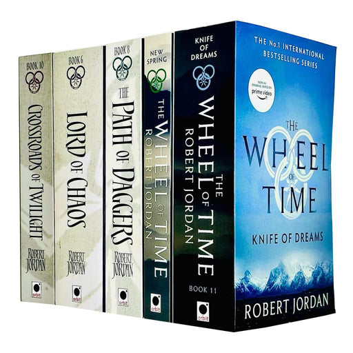 Robert Jordan Wheel of Time Series Collection 5 Books Set (Knife Of Dreams) - The Book Bundle