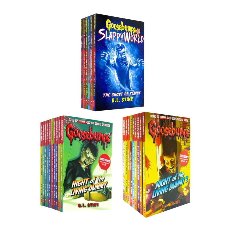 Goosebumps Horrorland and Slappyworld Series 26 Books Collection Set by R. L. Stine - The Book Bundle