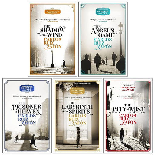The Cemetery of Forgotten Series Books 1 - 5 Collection Set by Carlos Ruiz Zafon - The Book Bundle